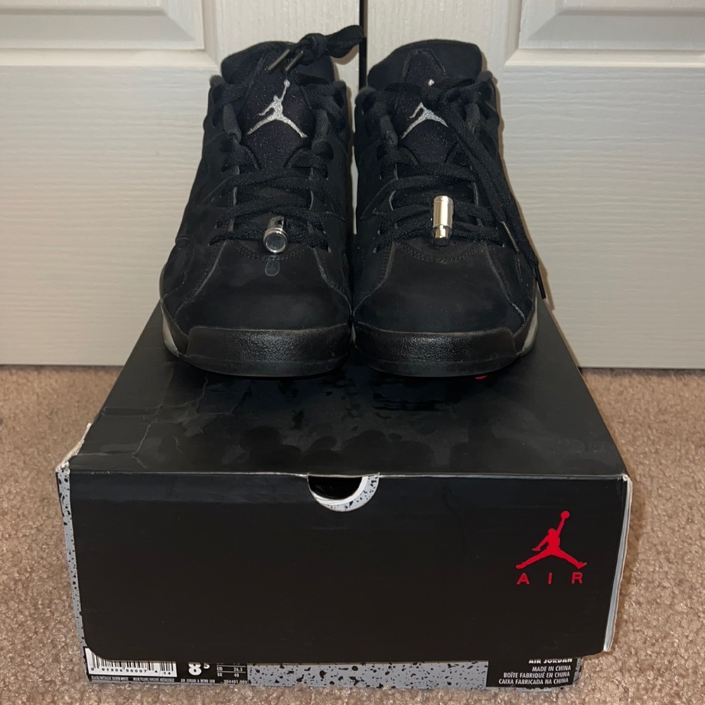 Used Jordan 6 noir black metallic